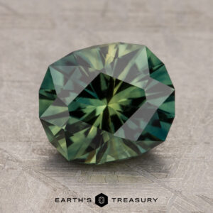 2.89-Carat Green-Lime Particolored Australian Sapphire (Heated)