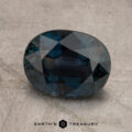 2.77-Carat Midnight Blue-Green Sapphire