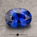 3.65-Carat Rich Violet Blue Ceylon Sapphire (Heated)