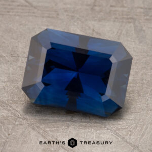 3.07-Carat Deep Blue African Sapphire (Heated)