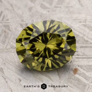 2.91-Carat Khaki Green Australian Sapphire (Heated)