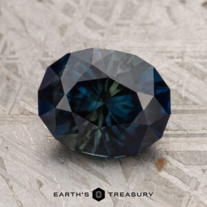 2.88-Carat Midnight Blue-Green Australian Sapphire (Heated)